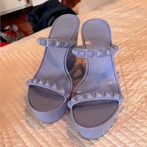 Carmen Sol Women's Lavender Platform Sandals